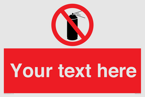 Custom prohibition no aerosol